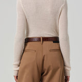 Alessia Basics Crewneck Sweater Cream