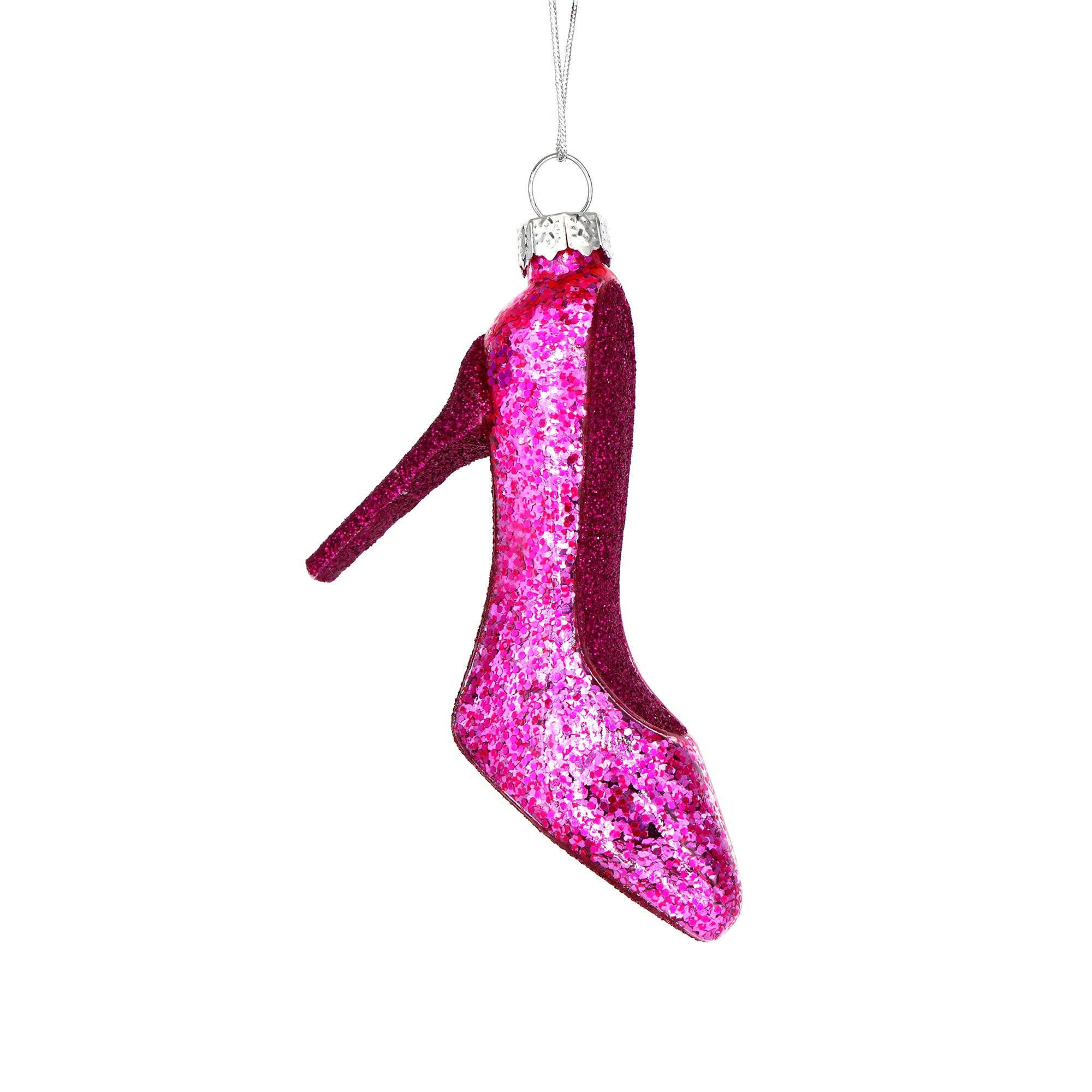 Magenta High Heel Ornament