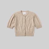 Raina Pointelle Short Sleeve Cardigan