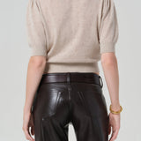 Raina Pointelle Short Sleeve Cardigan