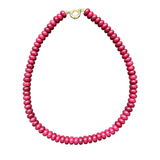 Chunky Candy Necklace: Raspberry