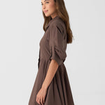Jazzie Mini Dress Chocolate