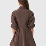Jazzie Mini Dress Chocolate