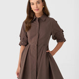 Jazzie Mini Dress Chocolate