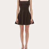 Bronte Mini Dress Chocolate