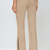 Gabby Ribbed Pant Cashew Heather