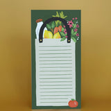 Grocery Bag Magnetic Market List Notepad