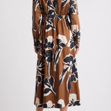 Arabella Midi Dress Smoked Clover