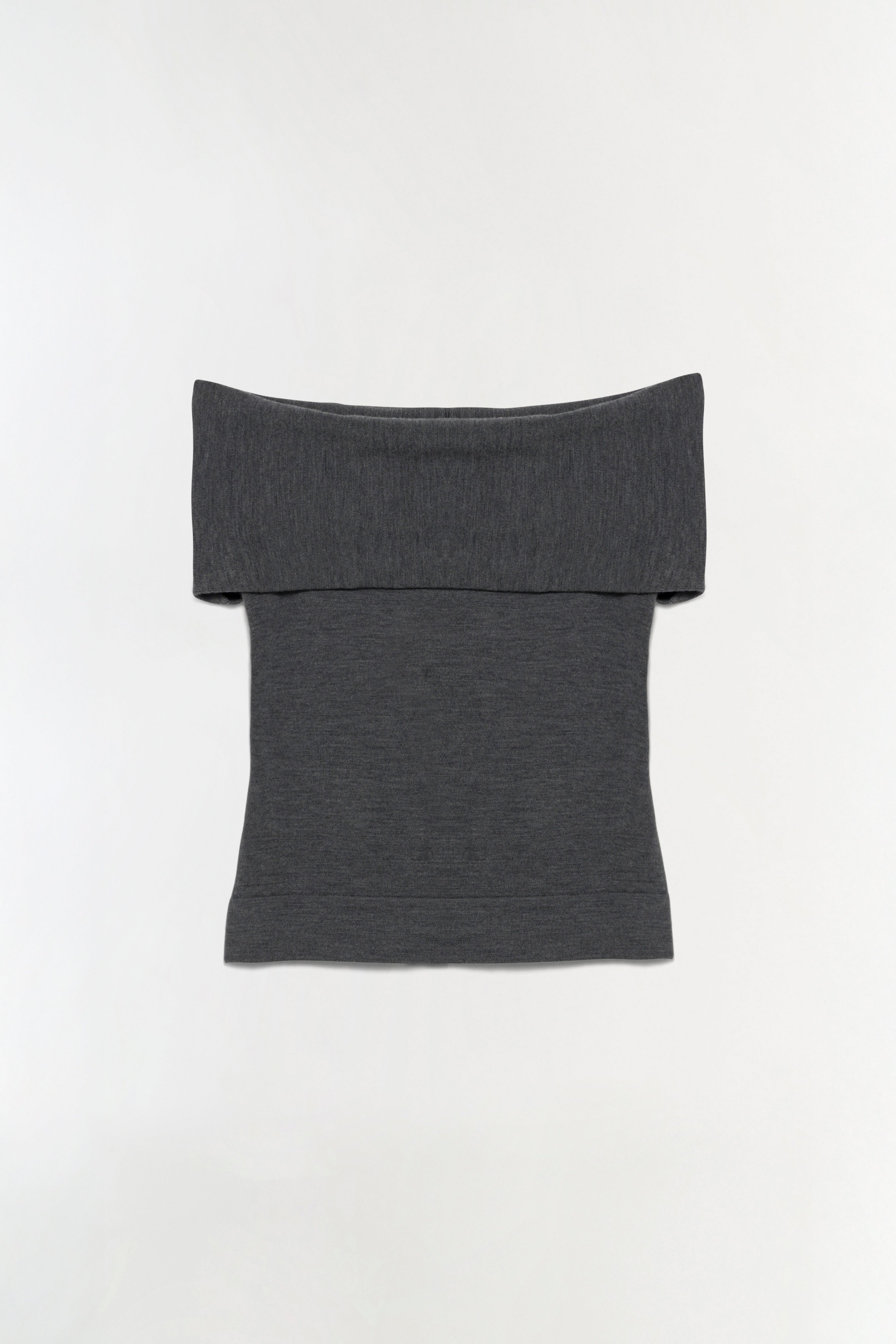 Callahan Off Shoulder Top Grey