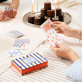Playing Card Game, Set of 2 - Suits & Stripes