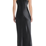 Diane Satin Dress Black