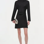 Harpor Long Sleeve Dress Black