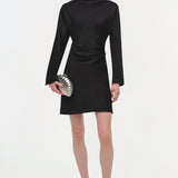 Harpor Long Sleeve Dress Black