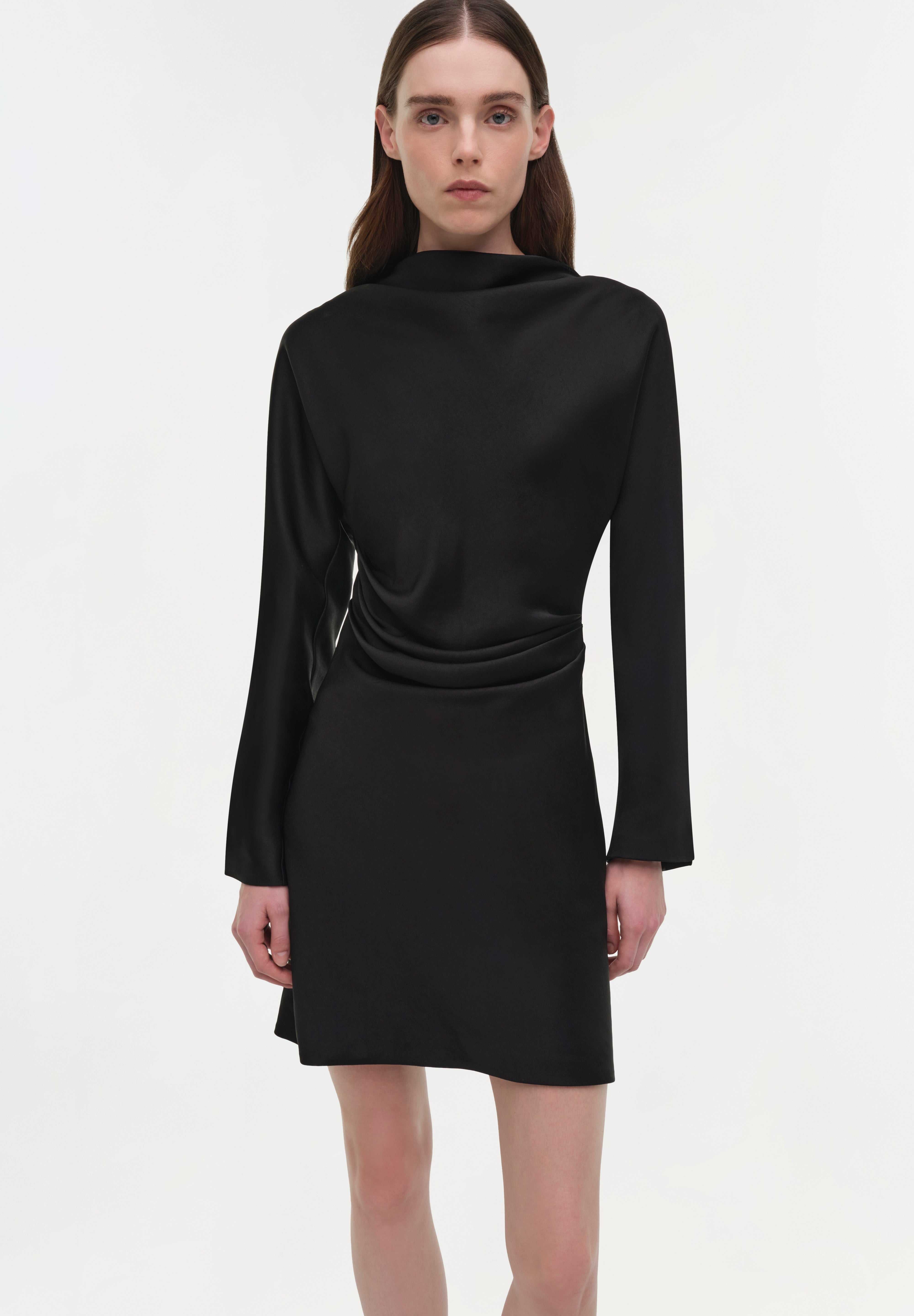 Harpor Long Sleeve Dress Black