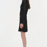 Harpor Long Sleeve Dress Black