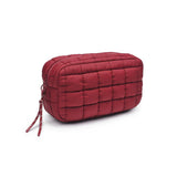 Cloud Nine - Puffer Cosmetic & Travel Organizer Pouch: Denim