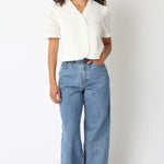 Eyelet Bessy Ref Top White