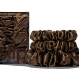 Back to Basics Dark Brown Midi/Large Scrunchie Set