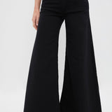 Amari Ultra Wide Leg Jean Black Currant