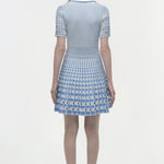 Tovi Polo Mini Dress Blue Hydrangea Multi