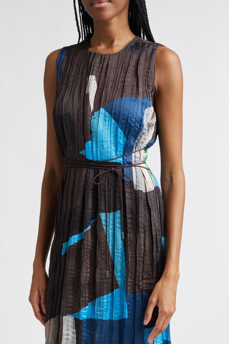 Mizu Dress Blue Prism