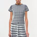 Kendra S/S Top Sky Multi