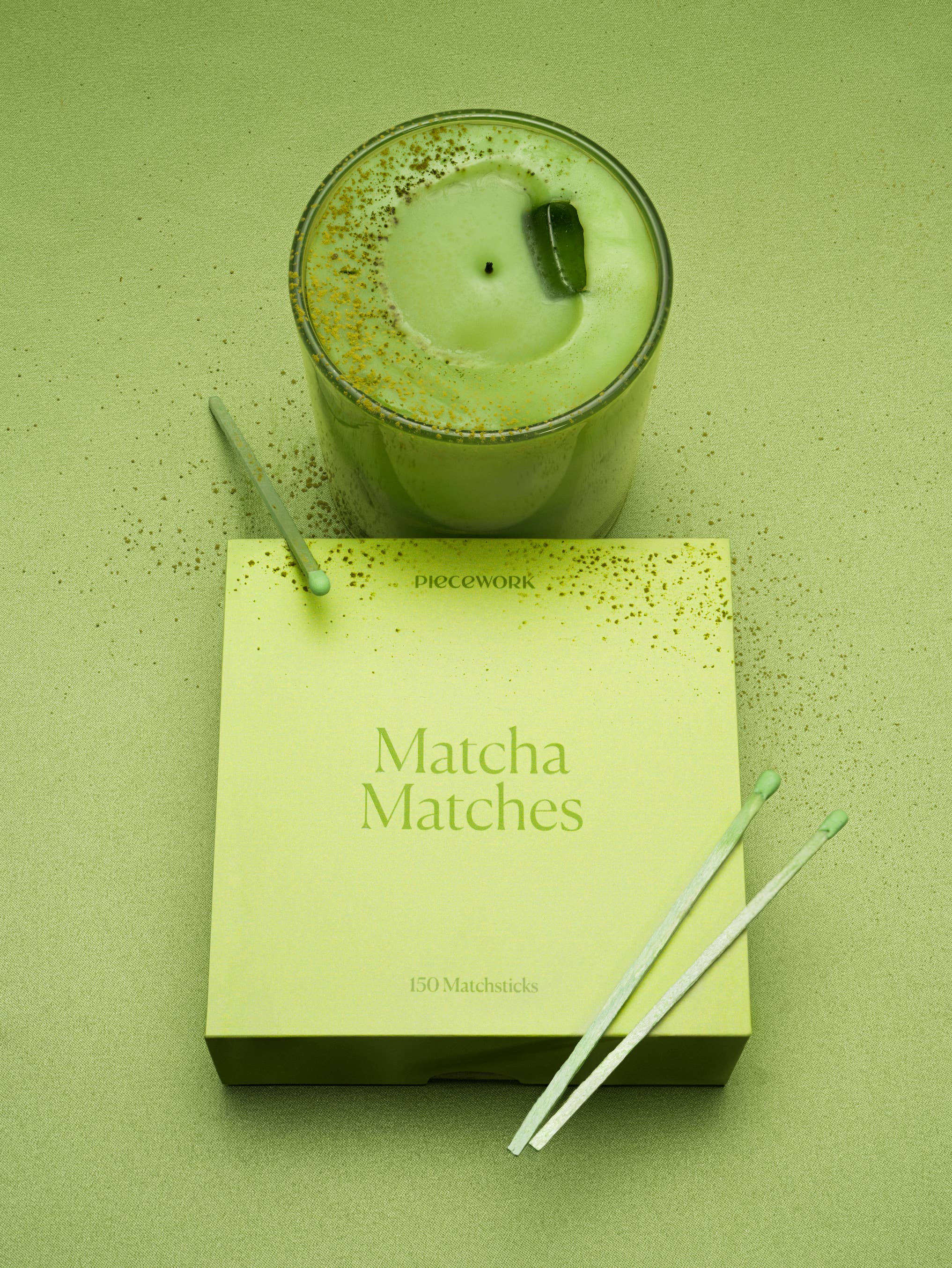 Matcha Themed Match Box