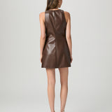 Santal Dress Tamarind Faux Leather