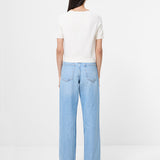 Babysoft Short Sleeve Top Porcelain Cream/Camel