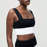 Bodycon Knit Top Black-Summer White