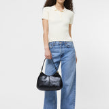 Crinkle Knit Slim Polo Porcelain Cream