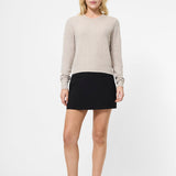 Ellie Knit Crew Neck Pullover Taupe