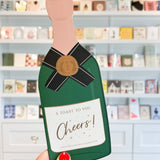 A Toast To You Champagne Congratulations Greeting Card