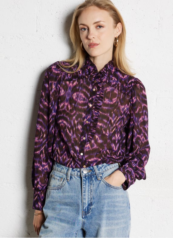 Lyric Button Up Top