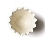Signature White Ruffle Ice Bucket
