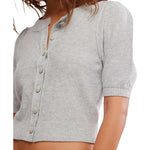 Isla Solid Cardi Mineral Grey