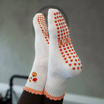 TCC Fall Apple, Pumpkin, Leaves | Pilates & Barre Grippy Socks