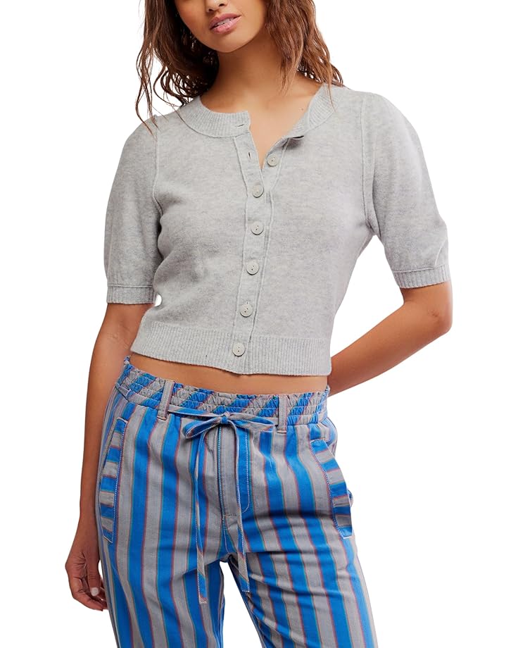 Isla Solid Cardi Mineral Grey