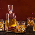 JoyJolt Luna Whiskey Decanter Set