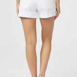 Dylan Short Rolled Cuff Lived In Crisp White