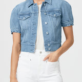 Kendra Short Sleeve Jacket Glide Light Denim