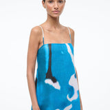 Laura Linen Dress Blue Haze