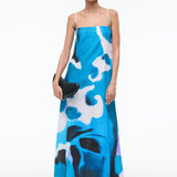 Laura Linen Dress Blue Haze