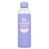 Glass Water Bottle: Cream