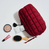 Cloud Nine - Puffer Cosmetic & Travel Organizer Pouch: Denim