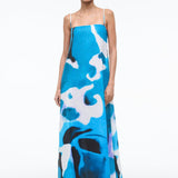 Laura Linen Dress Blue Haze