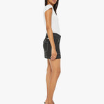 The Private Mini Skirt White Lines