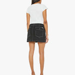 The Private Mini Skirt White Lines