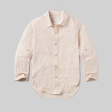 Kayla Button Up Shirt Sherbet Stripe