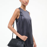 Maude Convertible Clutch Black Woven